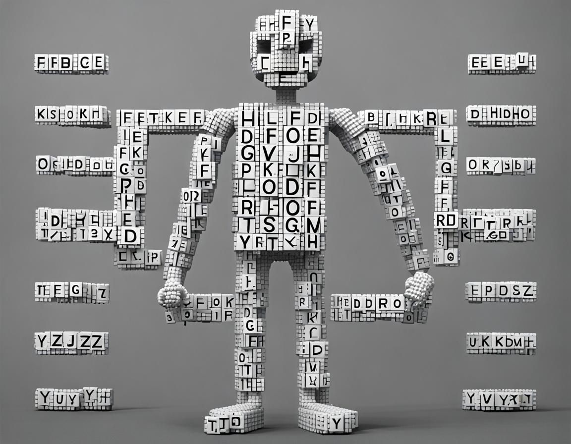 Alphabet Person: A TikZ Code Creation