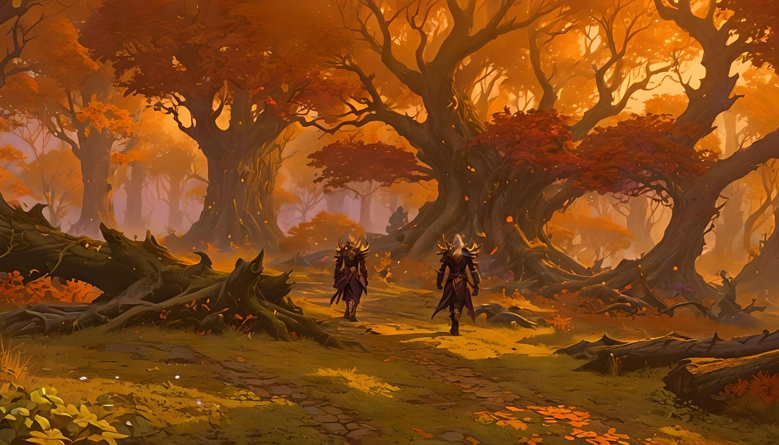 Eversong Woods in Purple Light, World of Warcraft