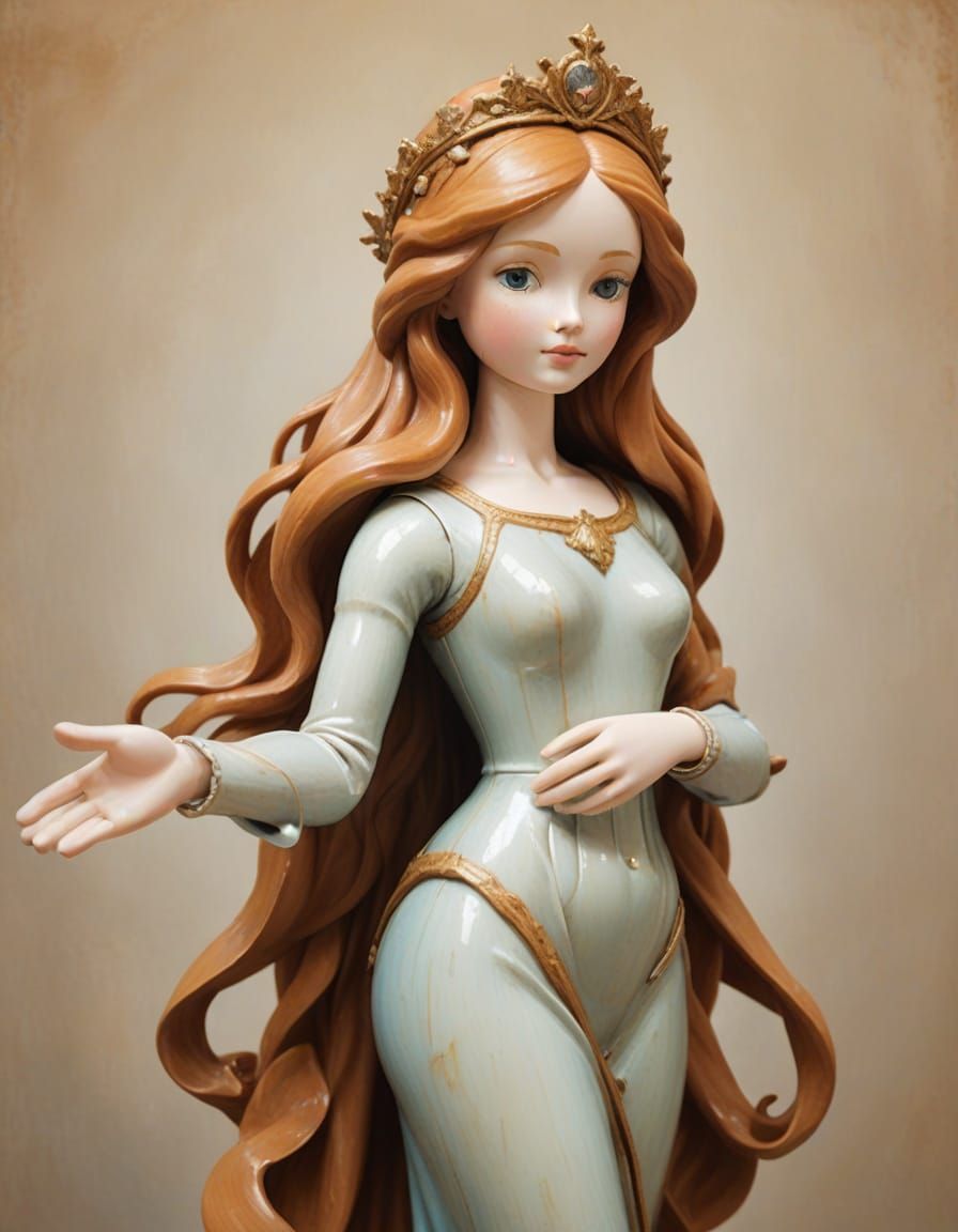 Venus in Playmobil Splendor: A Renaissance Masterpiece