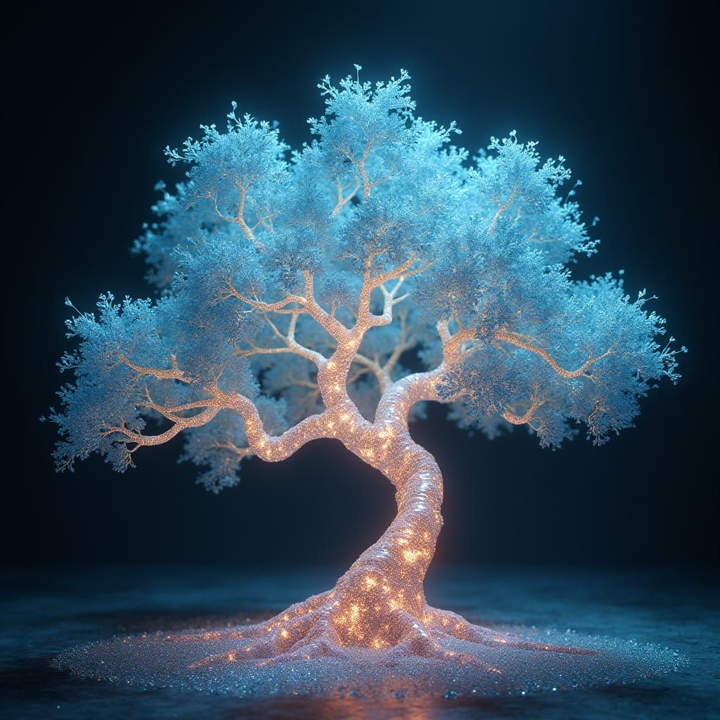 Fractals of Iridescent Shimmering Music, in the Shape of a T...