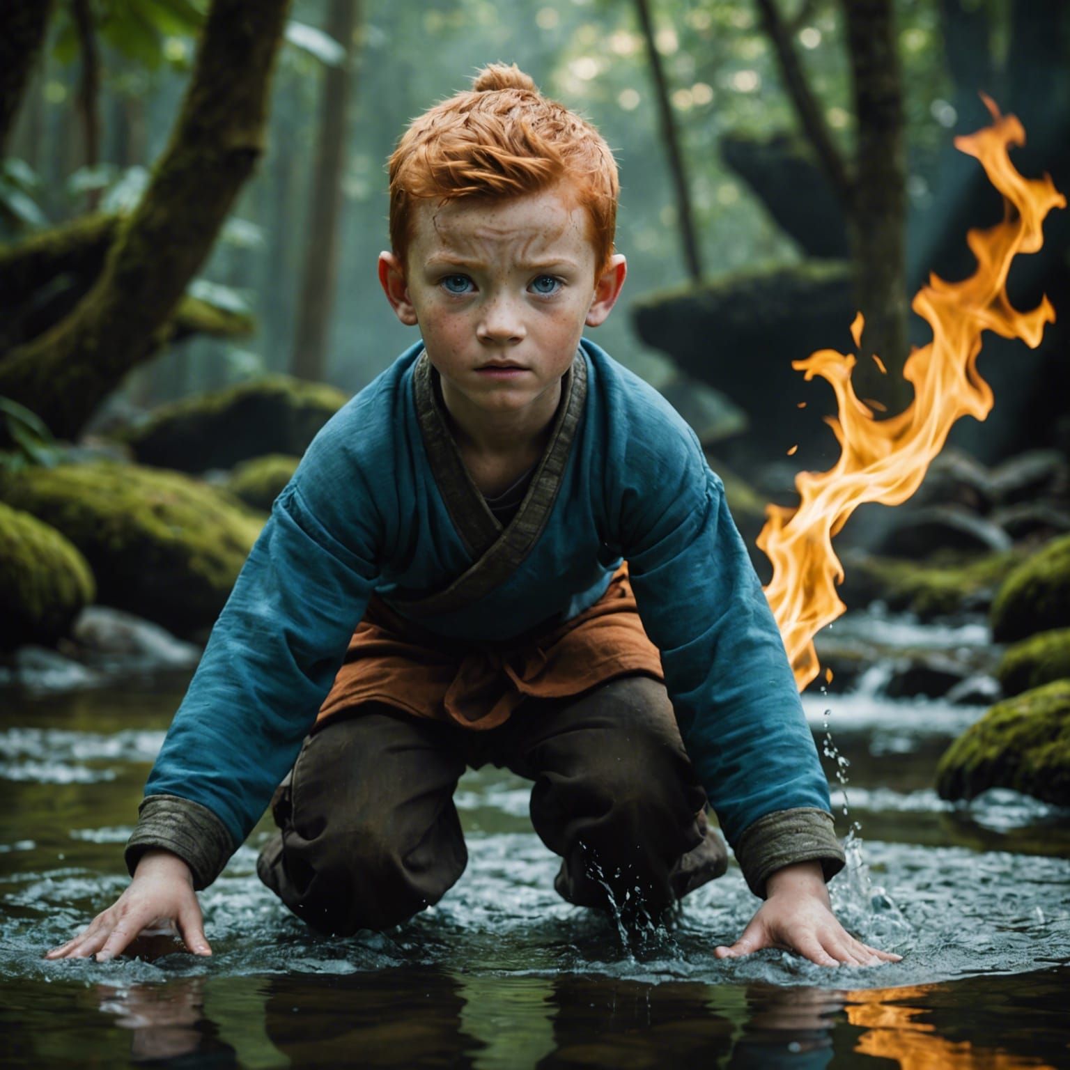 Boy Avatar in Cinematic Avatar State