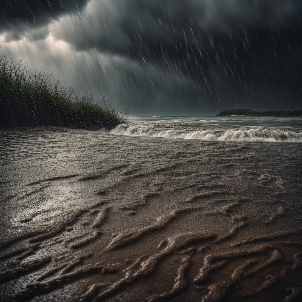 The wild and windy night
That the rain washed away
Has left a pool of tears