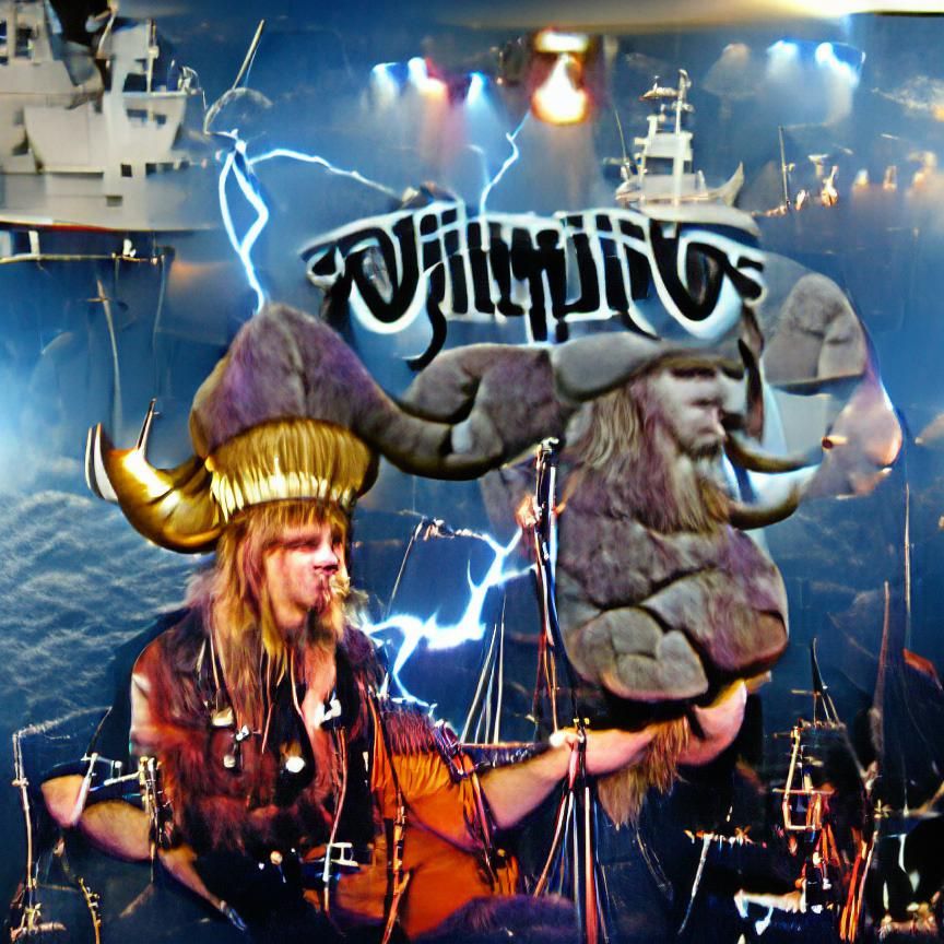 Viking God of Lightning and Storms