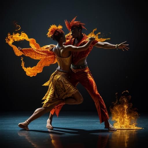Fiery Malambo Dance: Expressionistic Photography in Golden L...
