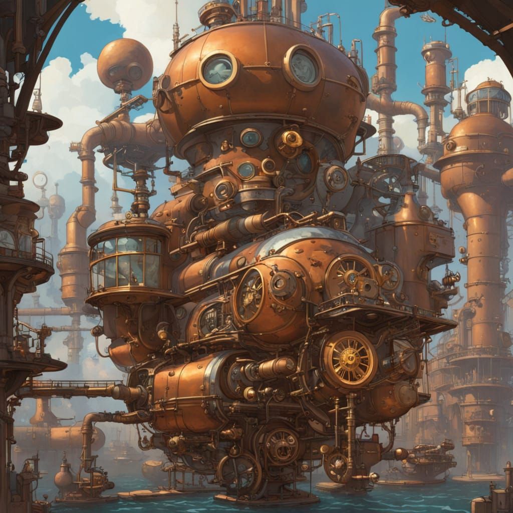 Steampunk Marvel: Brass Gears and Copper Dreams