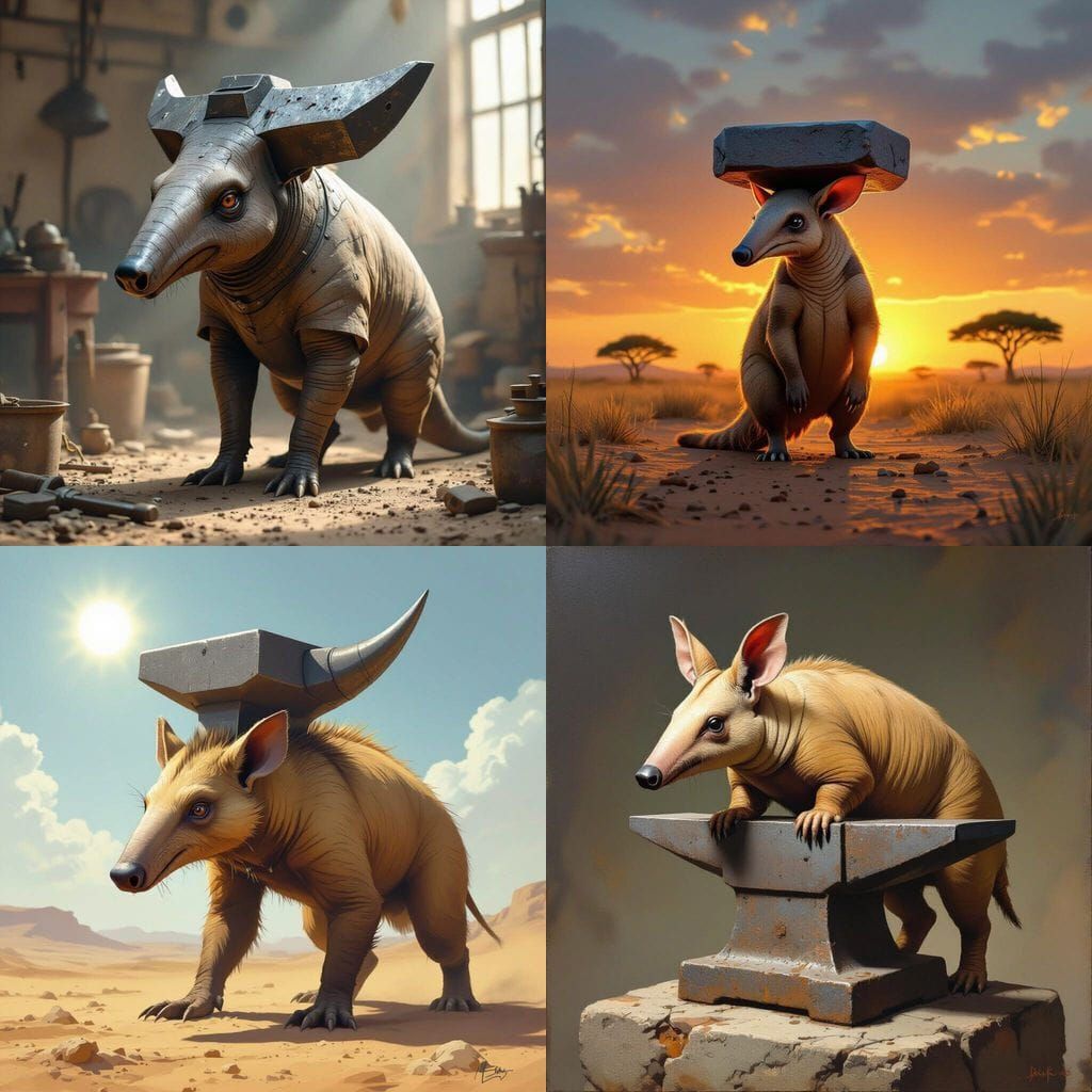 Aardvark Anvil Creature: A Unique Hybrid Animal