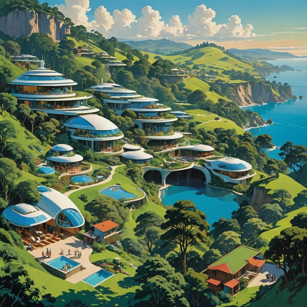 Harmonious Landscape with Sustainable Architecture