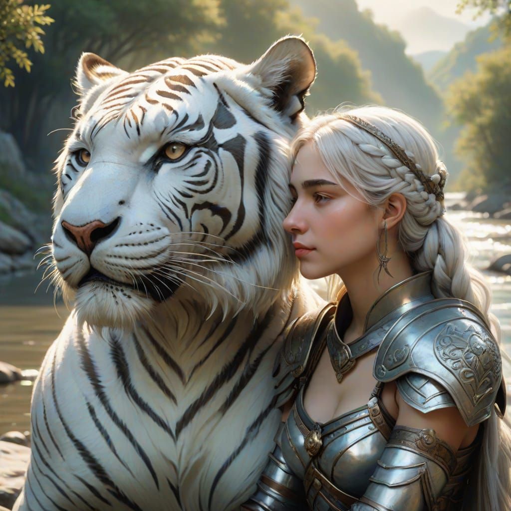 Ranger and Tiger: A Medieval Fantasy Kiss