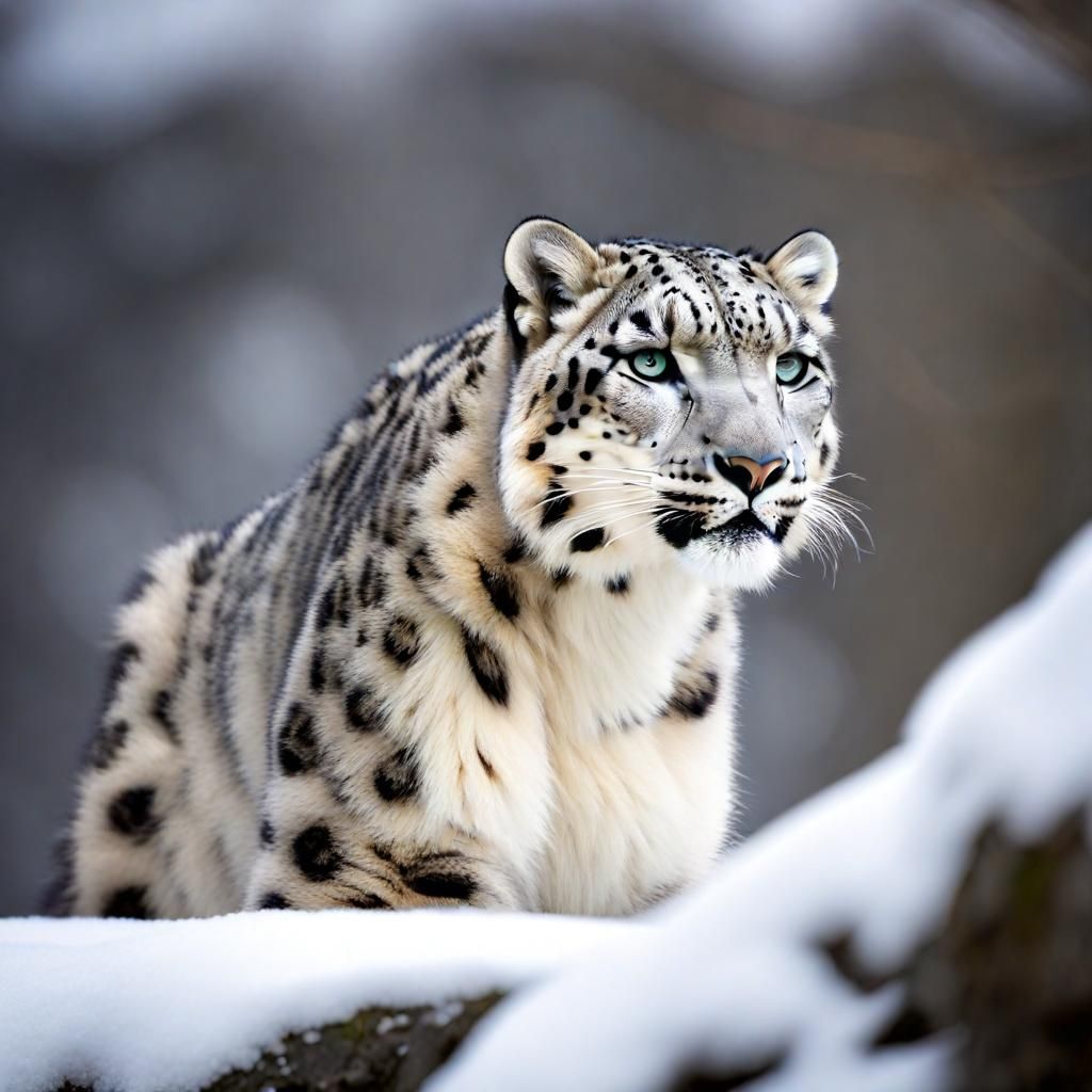 Snow Leopard Portrait: Award-Winning Wildlife Photography