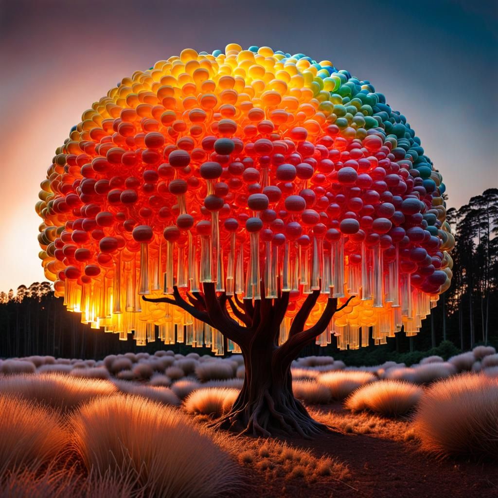 Jelly Sculpture Forest on Vanilla Mountain