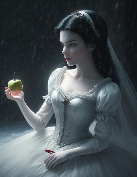 Snow White with Glass Apple: Dark Disney