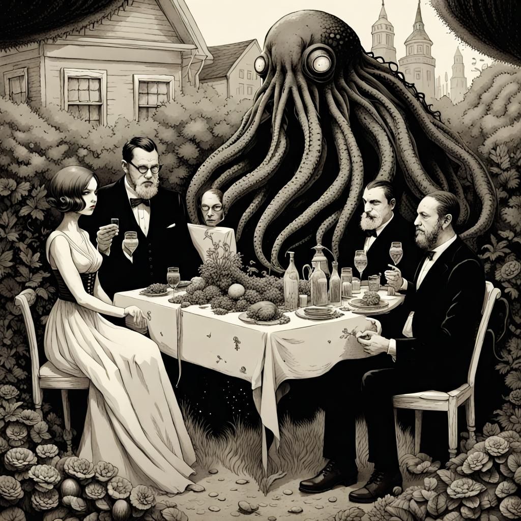 Lovecraftian Garden Party of Eldritch Horrors