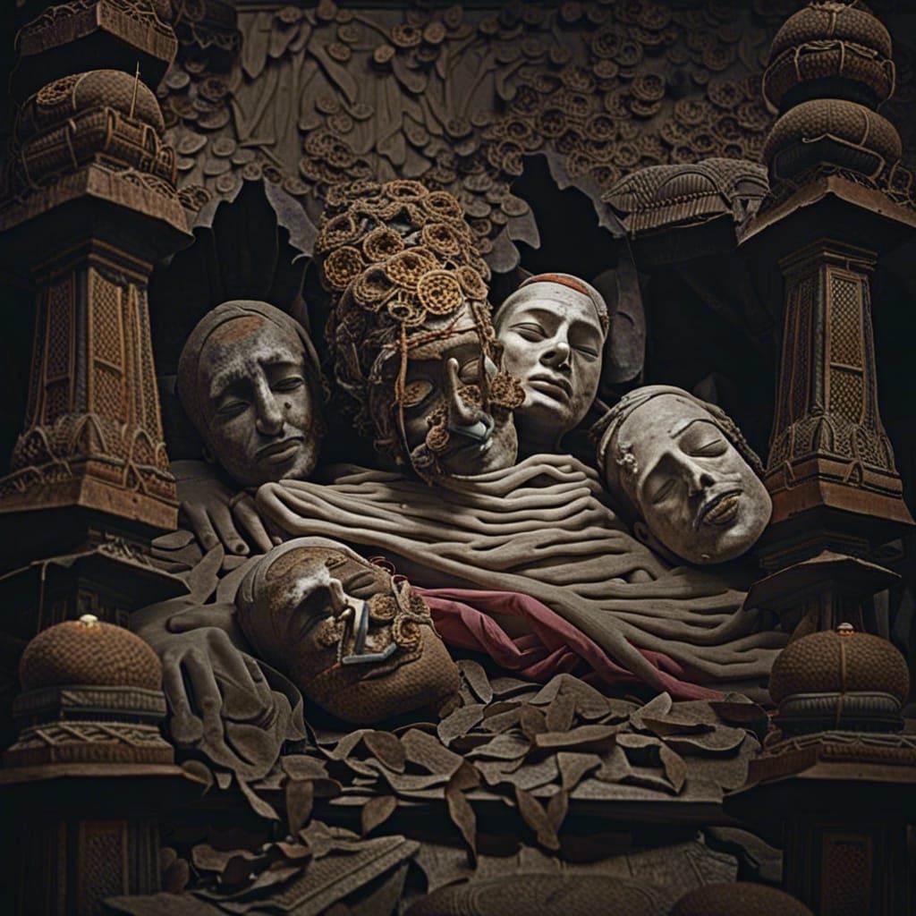 Temple Surrounded by Dead