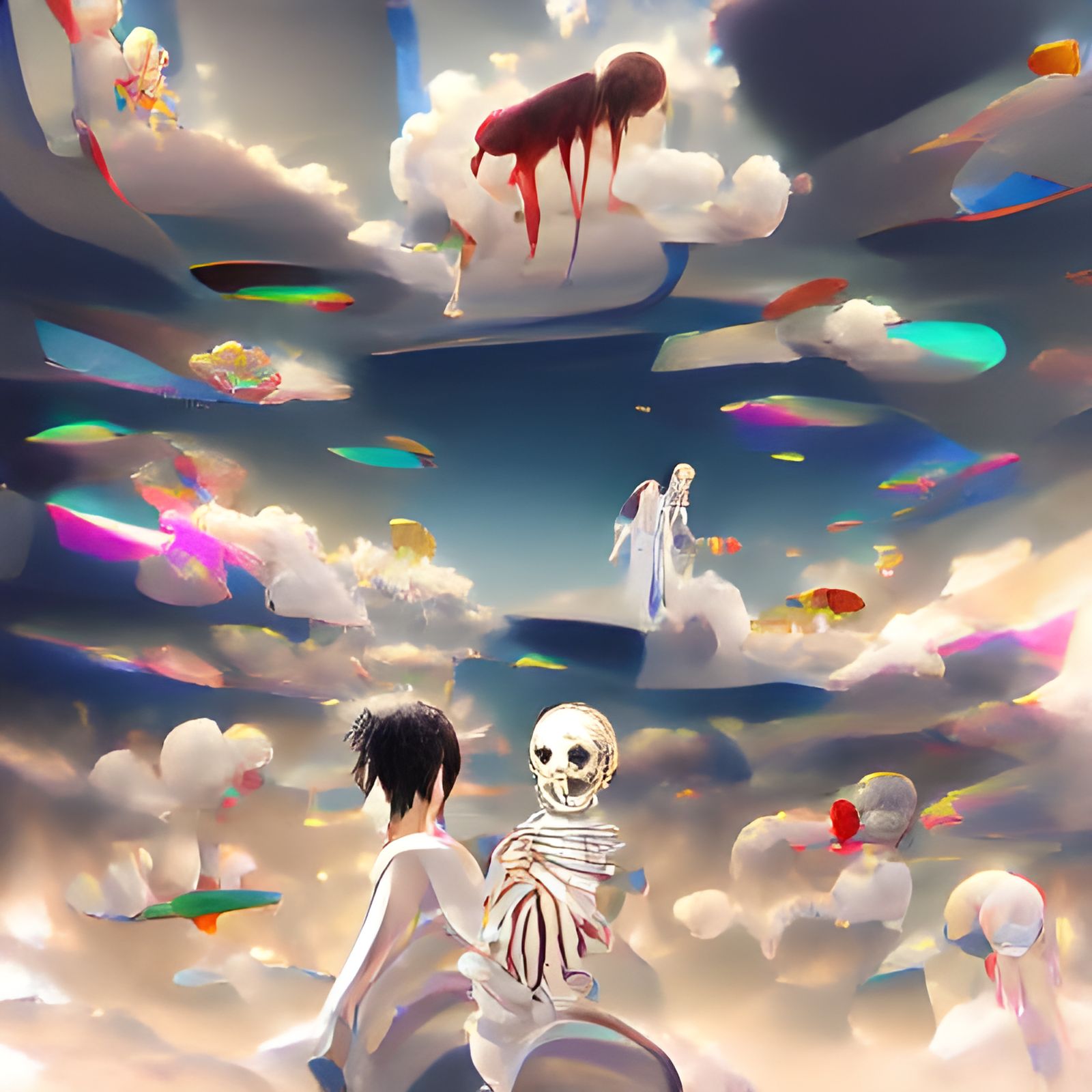 AI Generated Image of the Afterlife