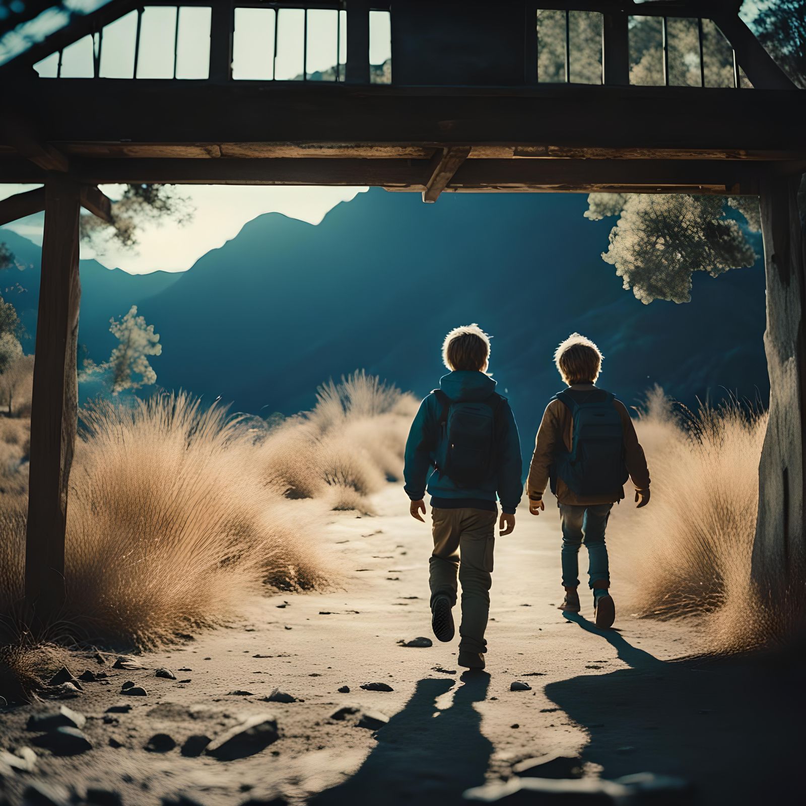 Forever Young: A Cinematic Film Still