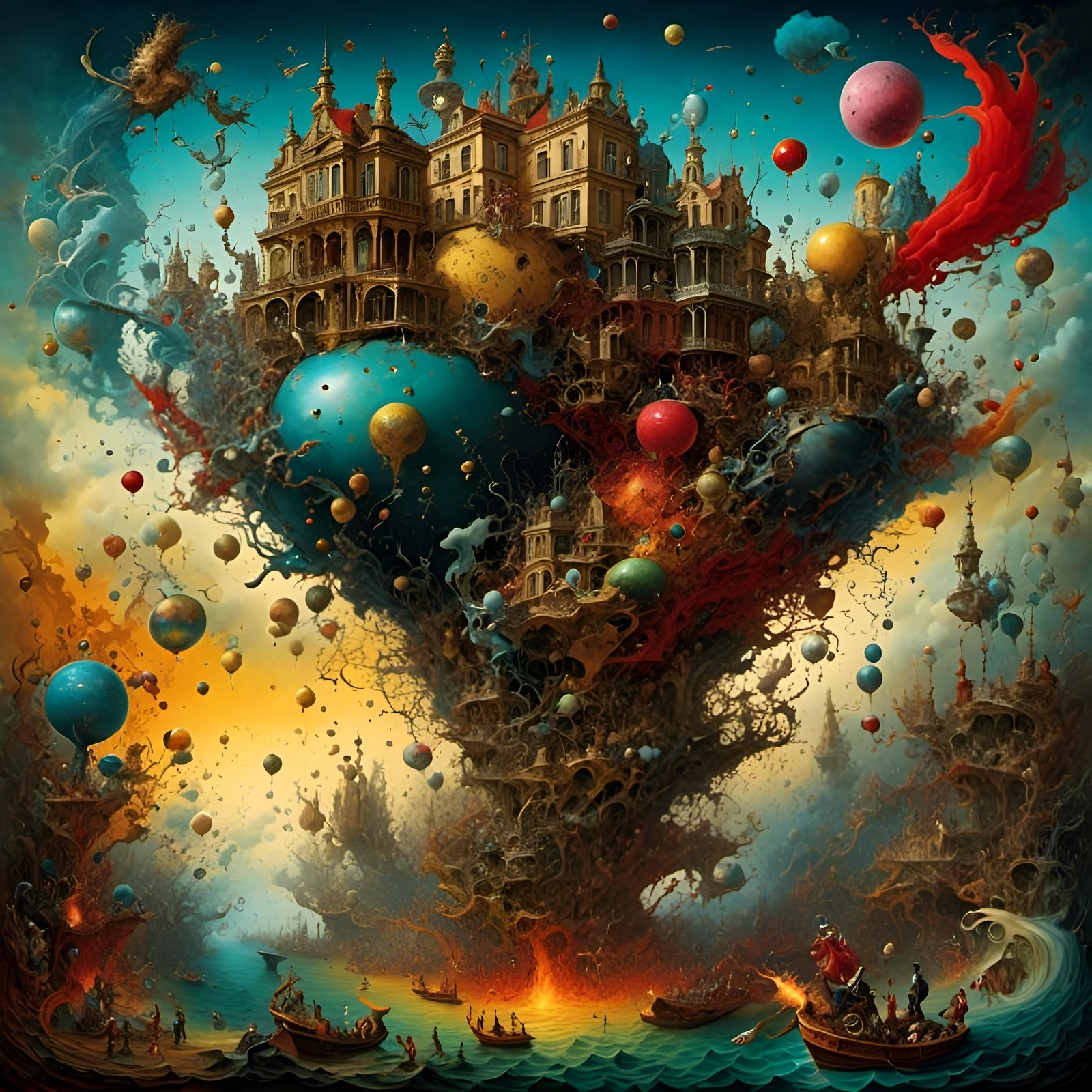 Apostrophe Catastrophe: Surreal Digital Painting in Vibrant ...