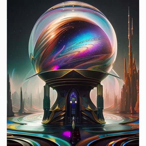 Eye of the Universe: A Cosmic Digital Art