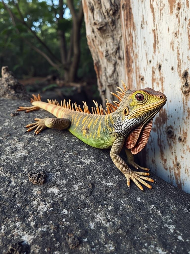 Surreal Wildlife Scene in Impressive Bokeh Lighting