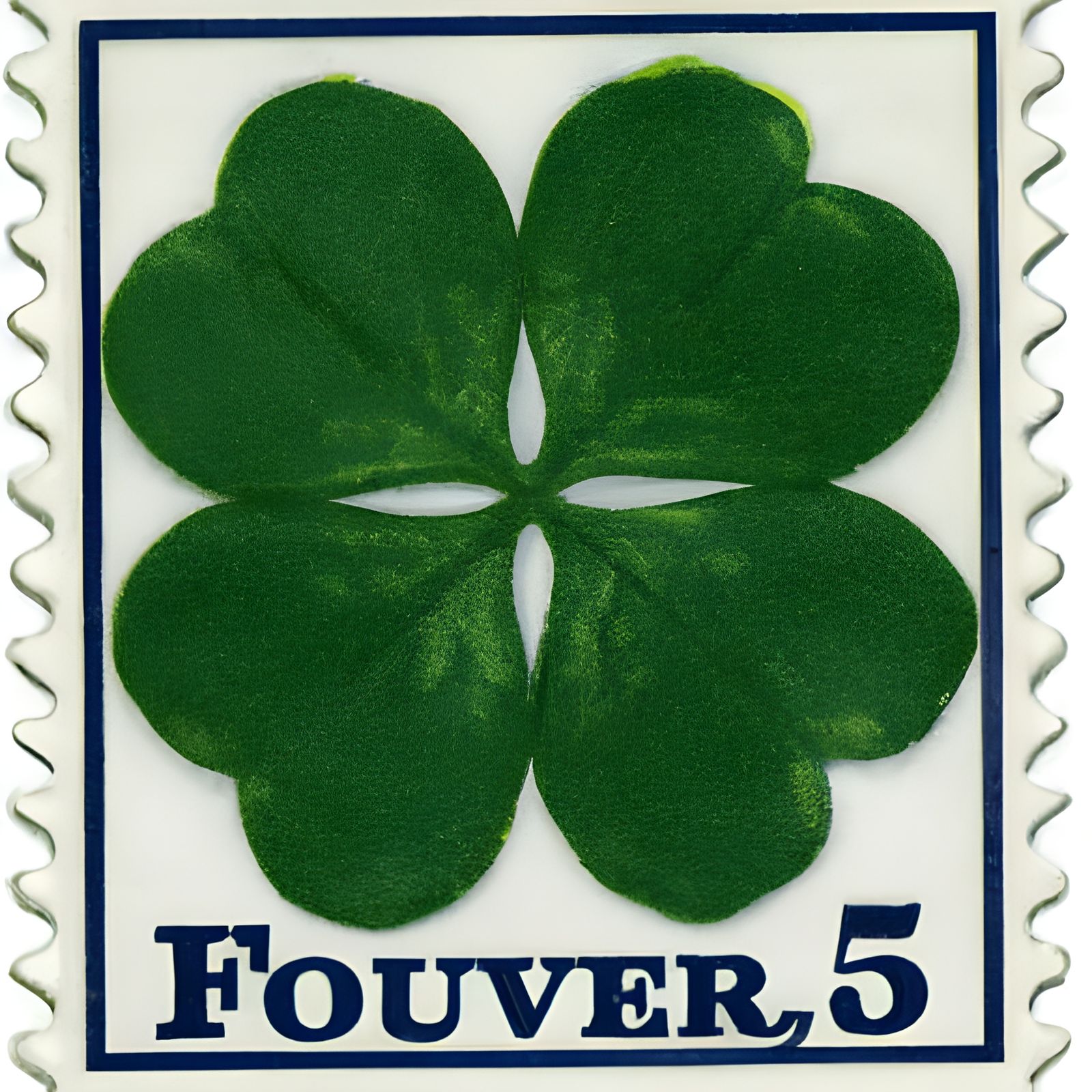 Four Leaf Clover U.S. Postage Stamp