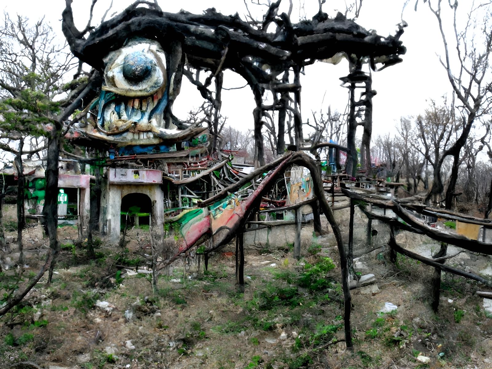 Eerie Abandoned Amusement Park at Yongma Land