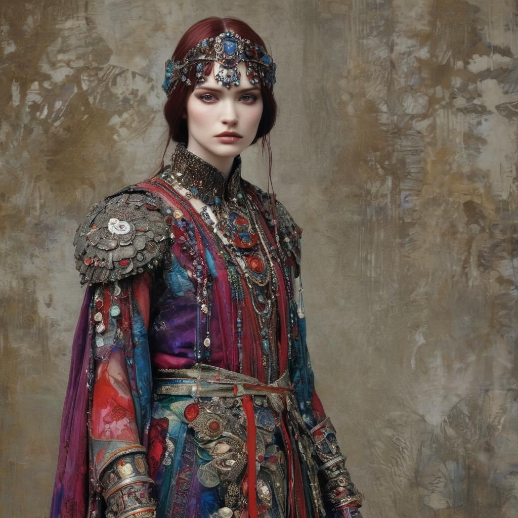 Majestic King in Rich Jewel Tones