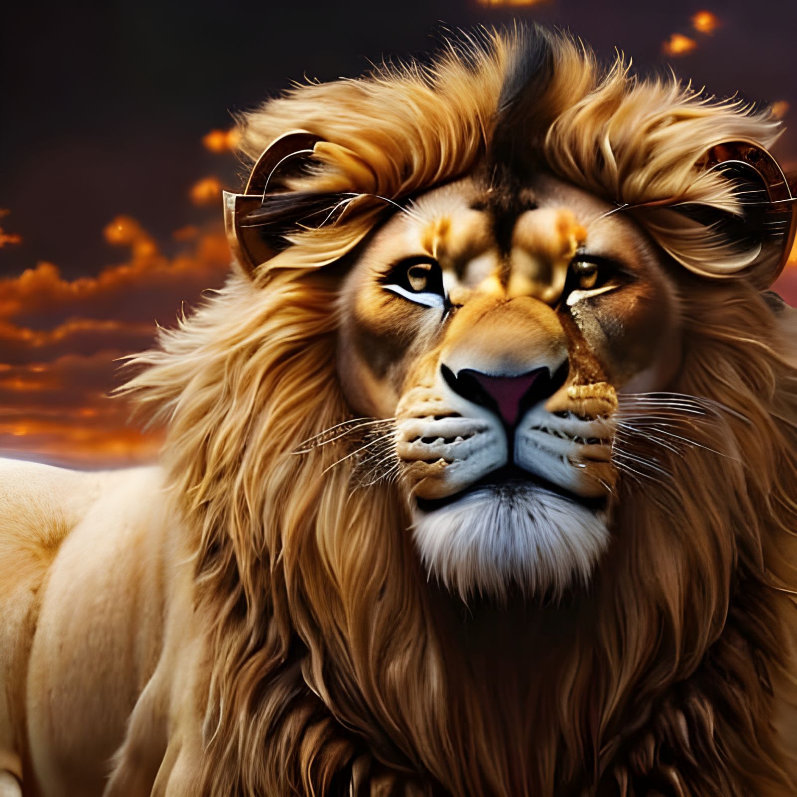 Evil Lion King Scar in Rococo Restaurant