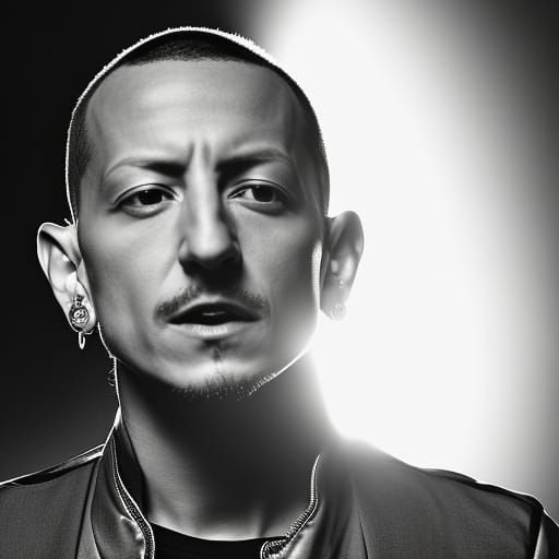 Hyperrealistic Portrait of a Musician in Dramatic Lighting