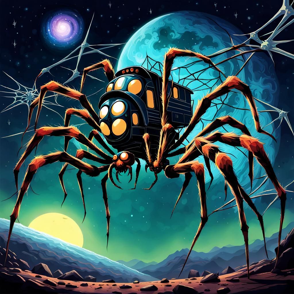 Cosmic Horror: Spider-Legged Train