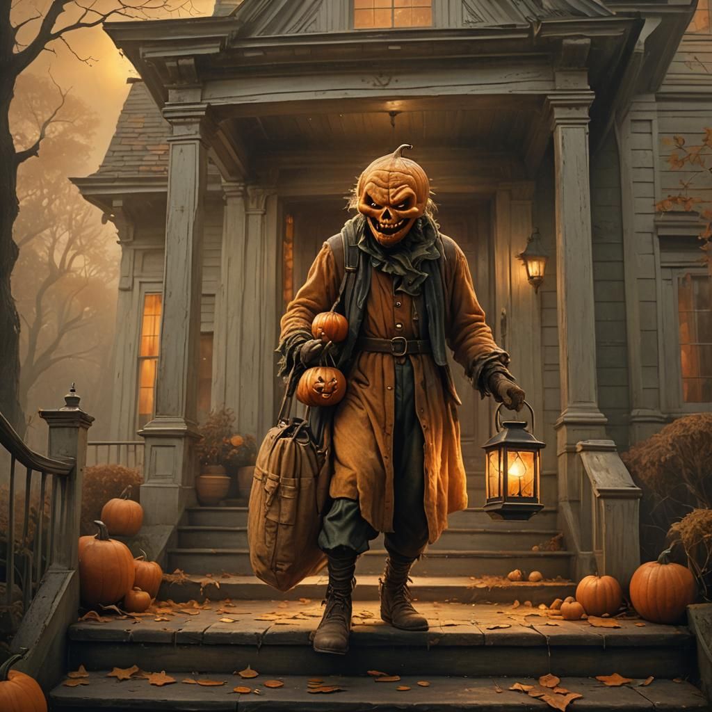 Pumpkinhead's Misty Mansion Visit: Fantasy Realism