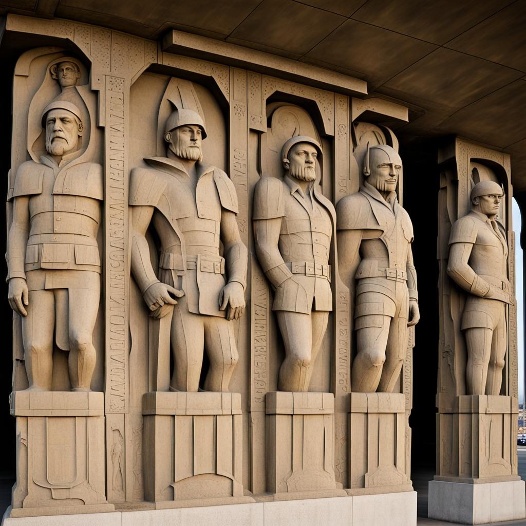 Guardians of Traffic, Hope Memorial Bridge, Cleveland
