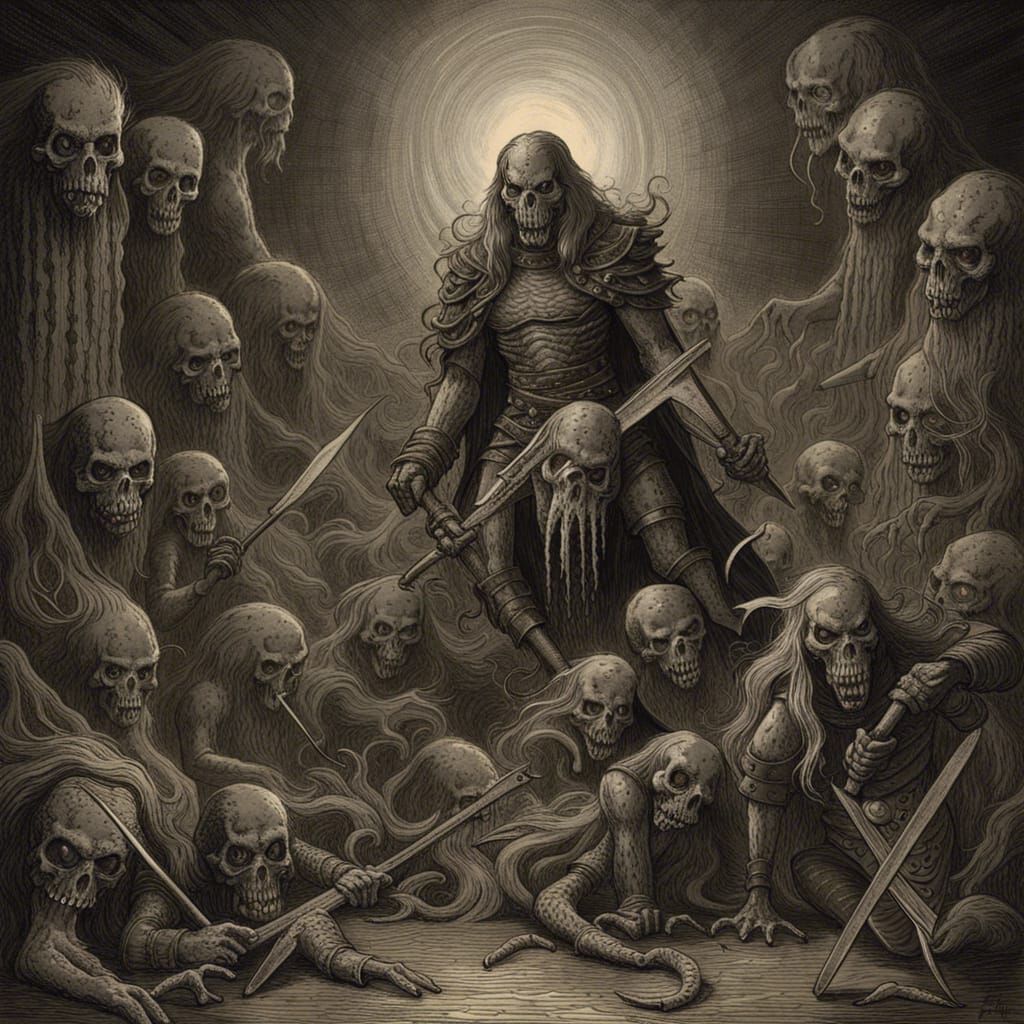 Dark Fantasy Doom Metal Art