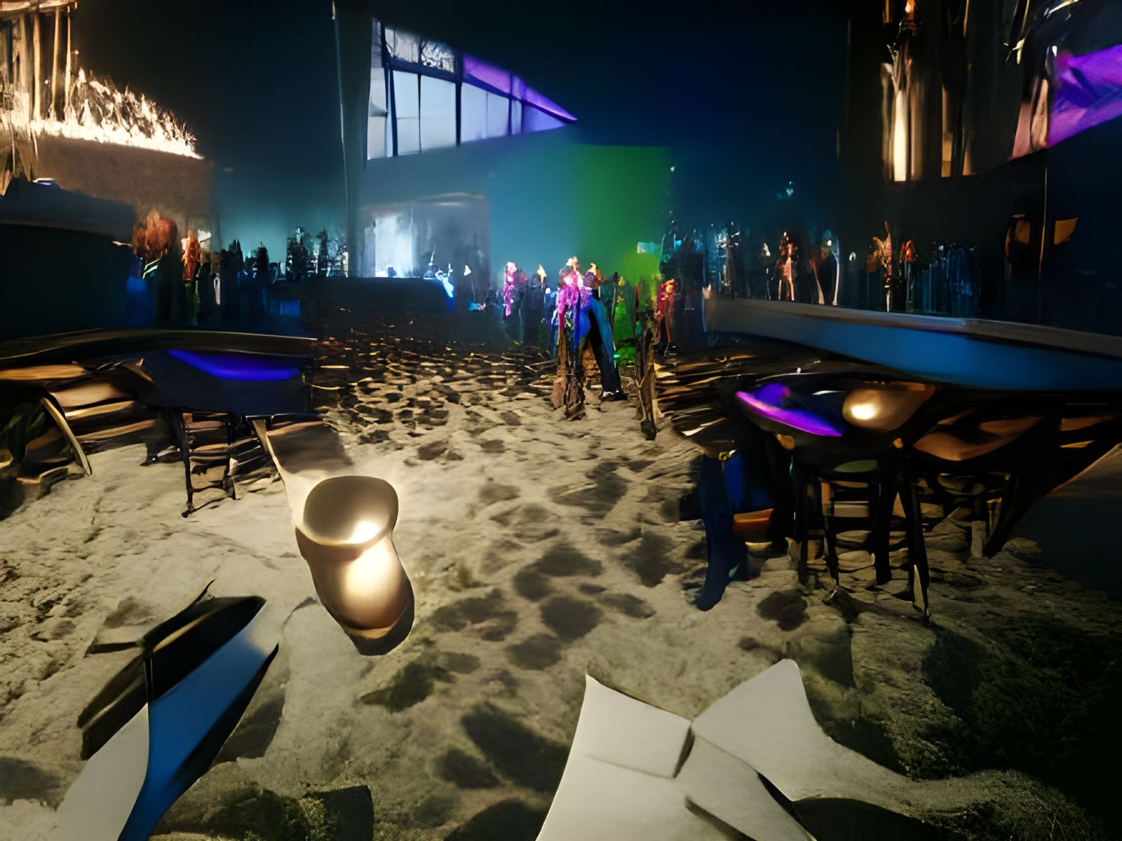 Beach Nightclub Party in Unreal Engine