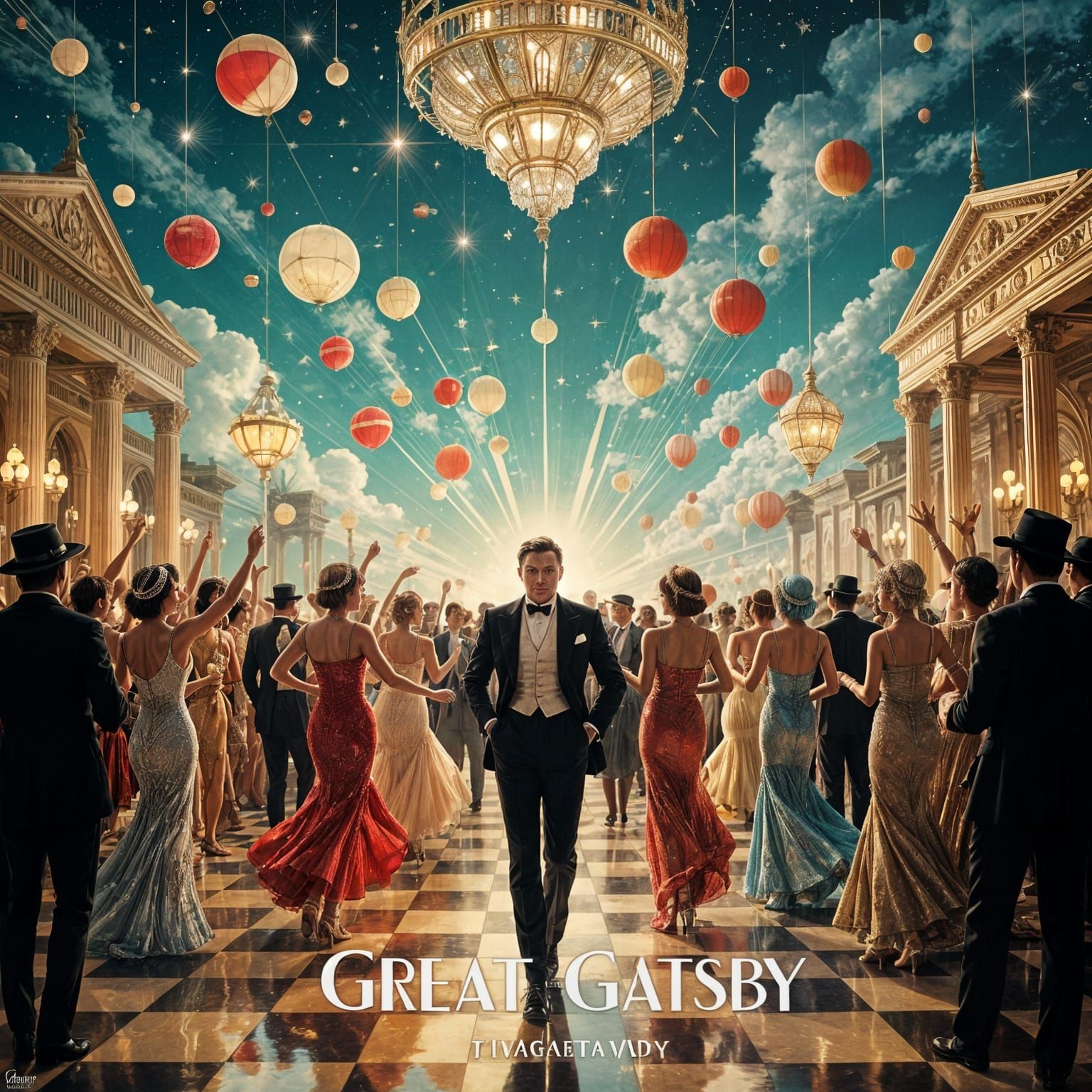 Surreal Gatsby Party With Vintage Toys