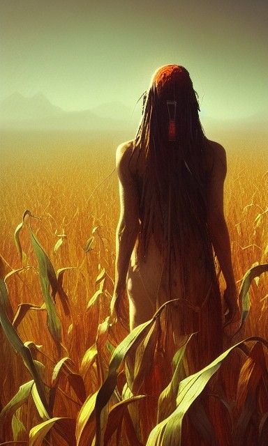 Nightmarish Cornfield Landscape by Weta Digital
