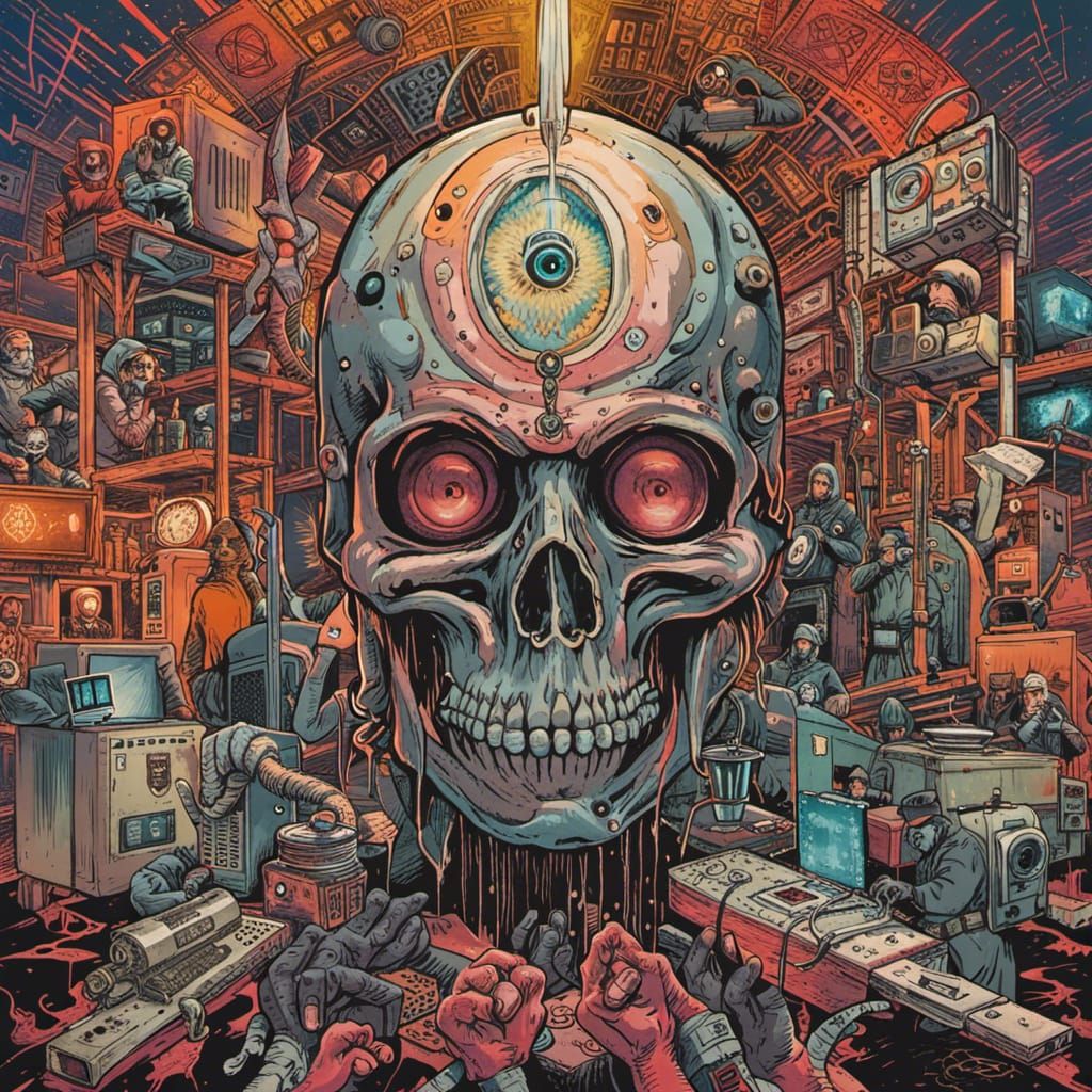 Conspiracy Theory Concept Art: All Seeing Eye