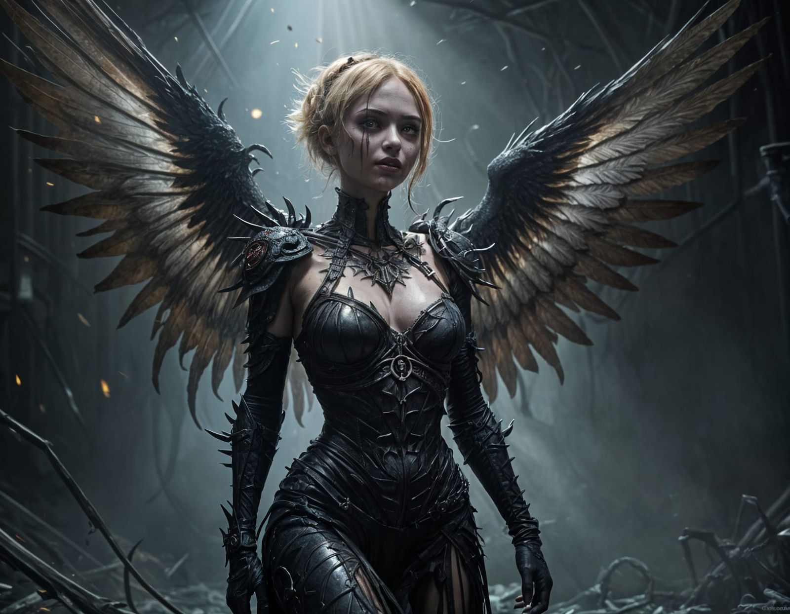 Biblically Accurate Angel at 90s German Rave