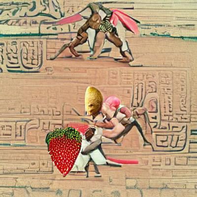 Pharaoh Confronts the Strawberry Man