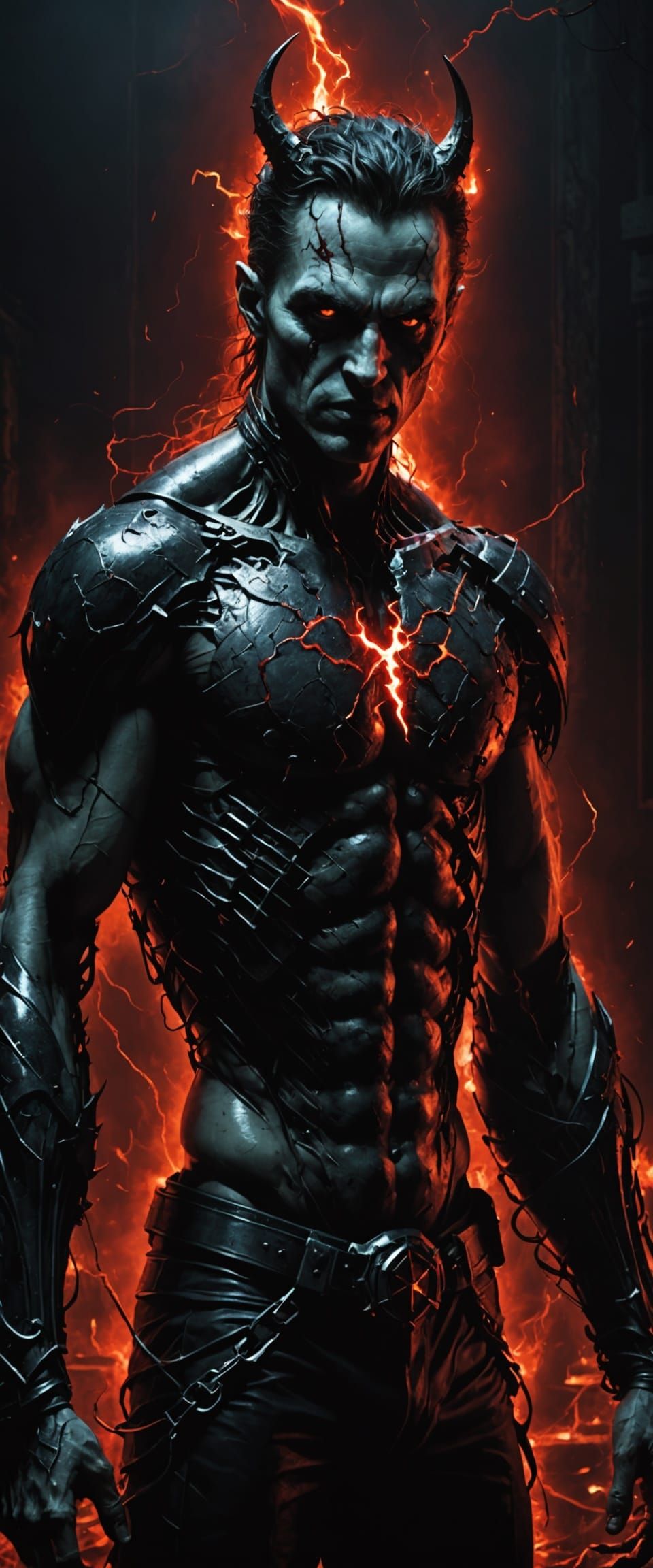 Demonic Passion in Morbid Chiaroscuro