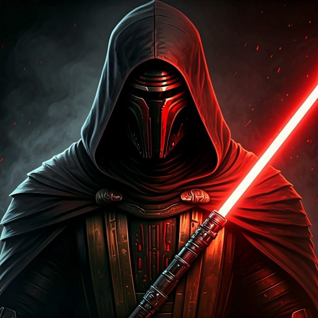 Dark Warrior Darth Revan Radiates Power and Mystery