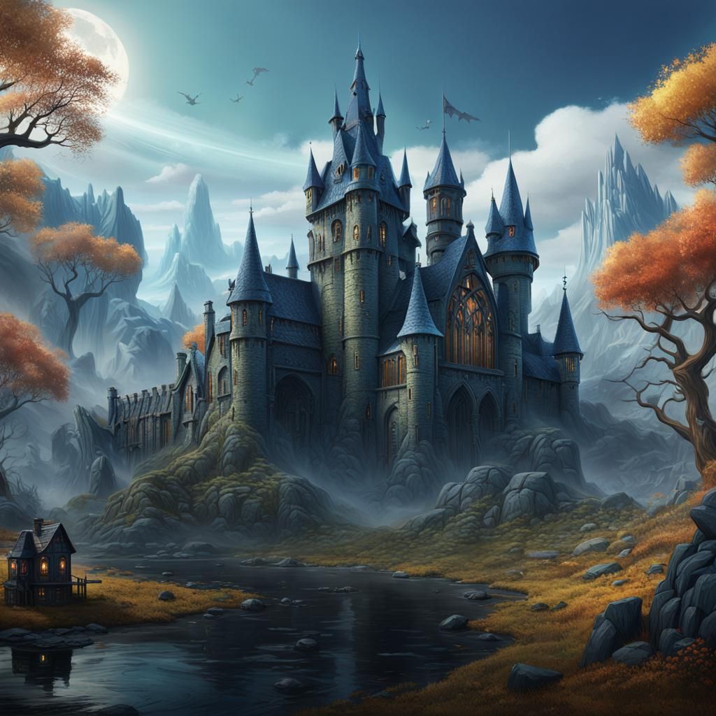 The Muensters TV Show: Detailed Matte Painting