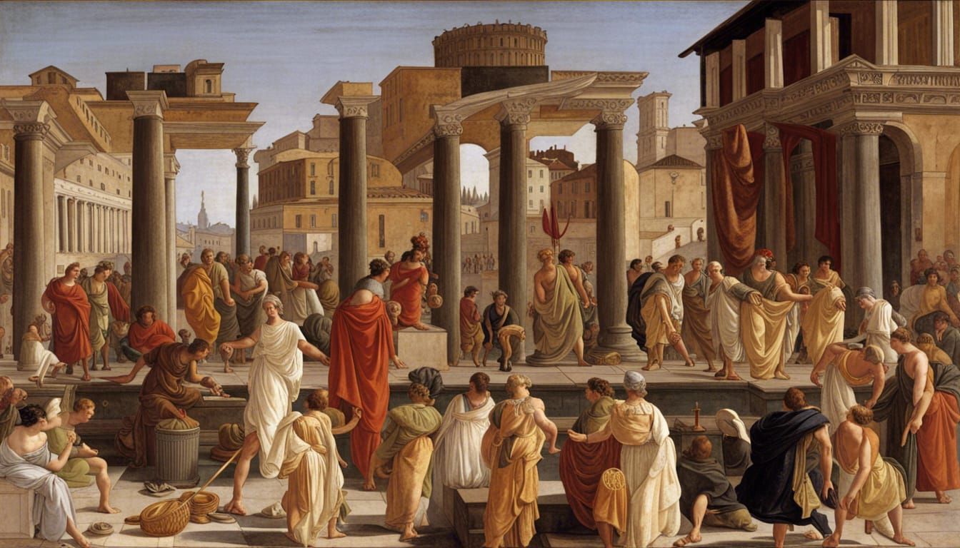Ancient Rome in Renaissance Style