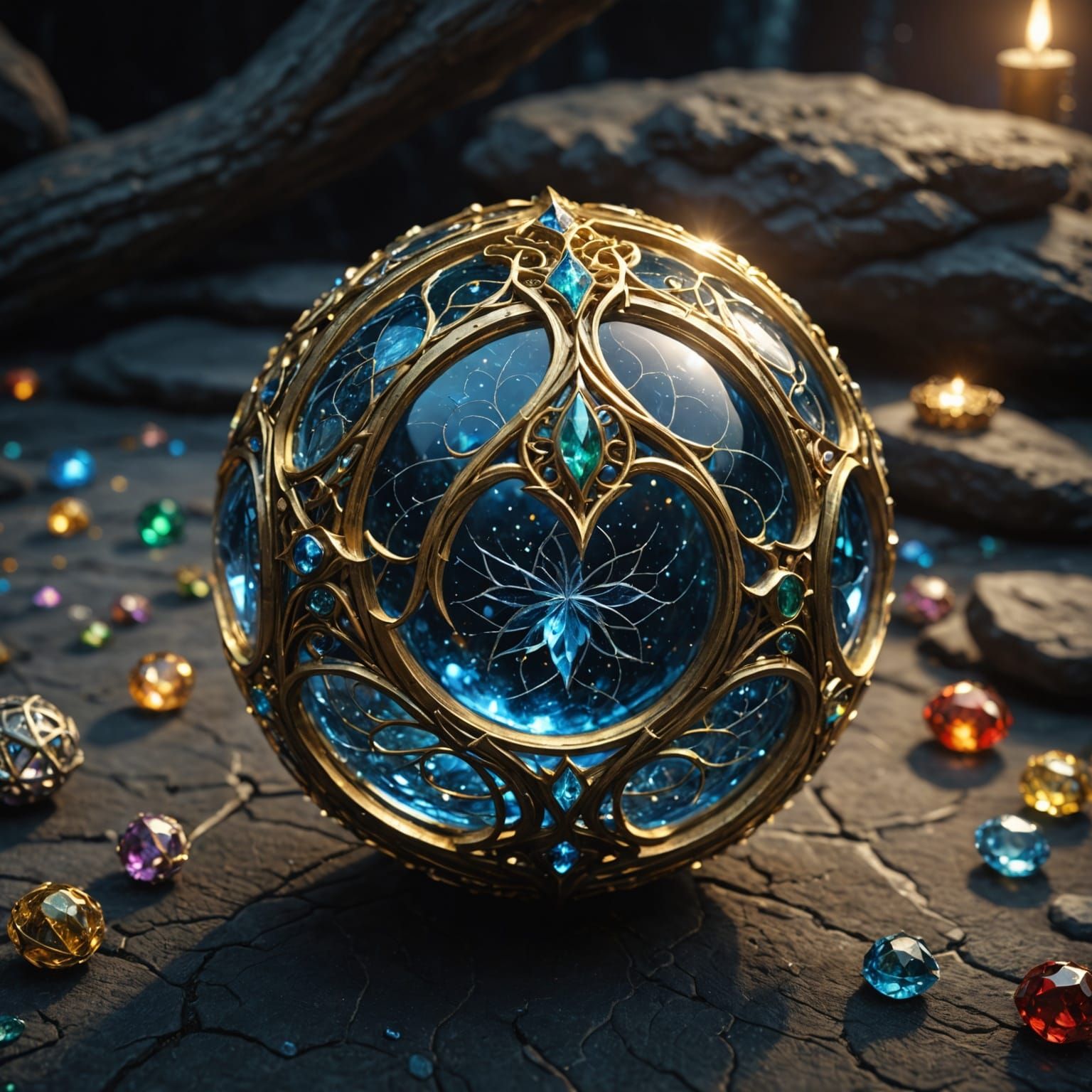 Ethereal Elvish Jewels Shine with Starlight Brilliance