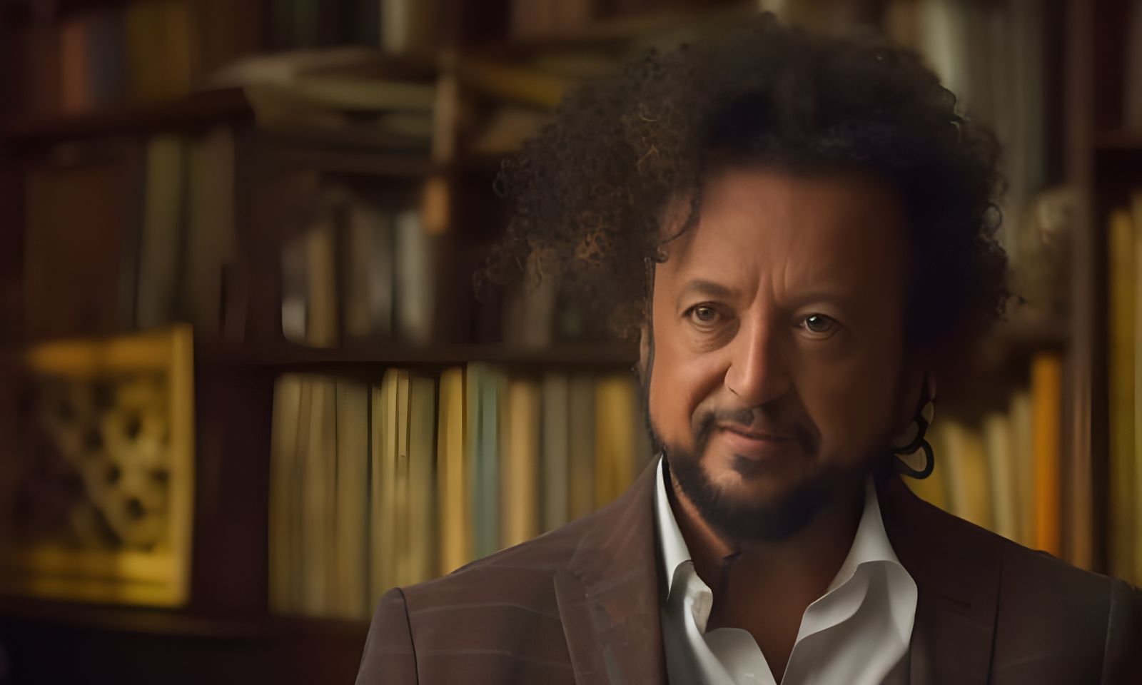 Georgio A. Tsoukalos in Office: Digital Art by Rutkowski