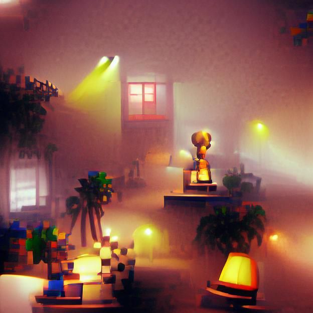 Ethereal Fogscape: A Dreamy Nostalgic Scene