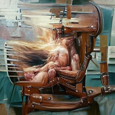 Electric Chair: Oil Painting in Classical Realism