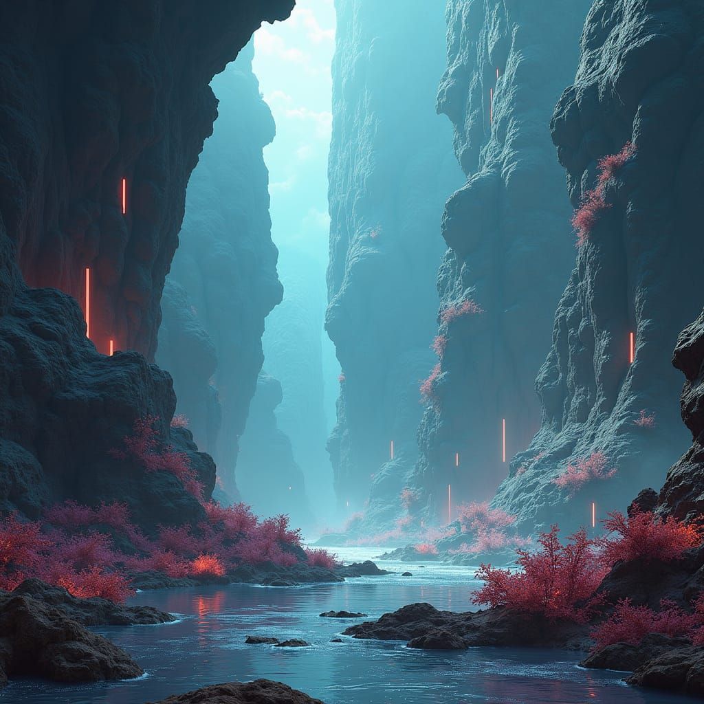 Ethereal Dreamscape for Unreal Engine 5, Detailed Matte Pain...
