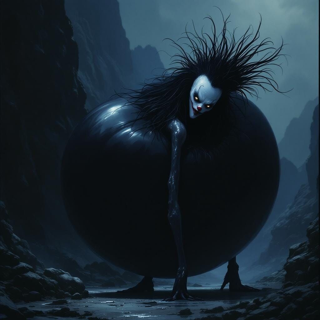 Mountain Clowns With Large circular Bodies Do Not Fit Throug...