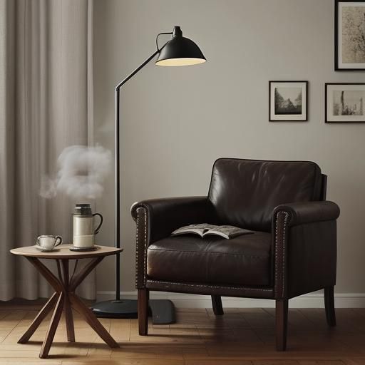 Cozy Evening in a Relaxed Sitting Room