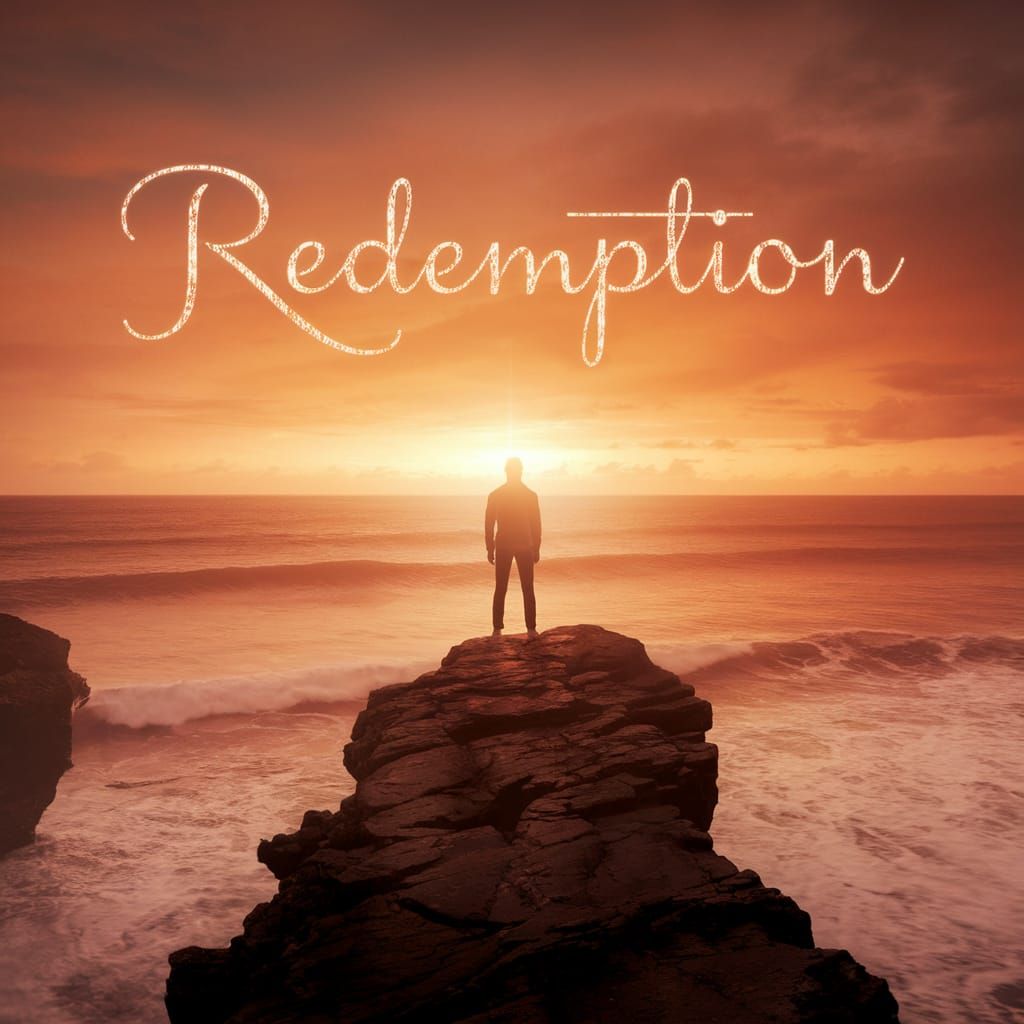 Redemption at Sunset Amidst the Turbulent Waves