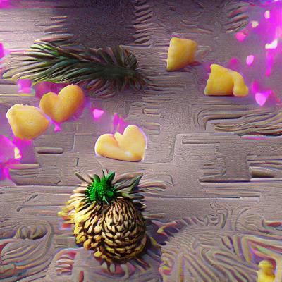 Simple Pineapple Still Life